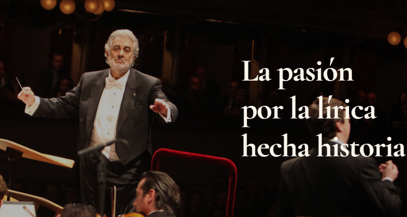 Web Plácido Domingo